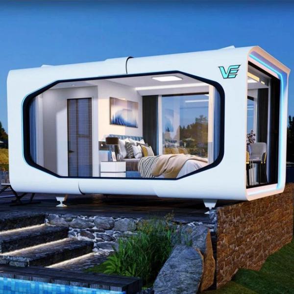 Prefab Smart Apple Cabin Pod Tiny House With Bathroom